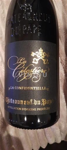 Vale do Ródano Châteauneuf-du-Pape La Celestière La Confidentielle Não Sazonado