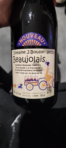Beaujolais Domaine J. Boulon Nouveau 2023
