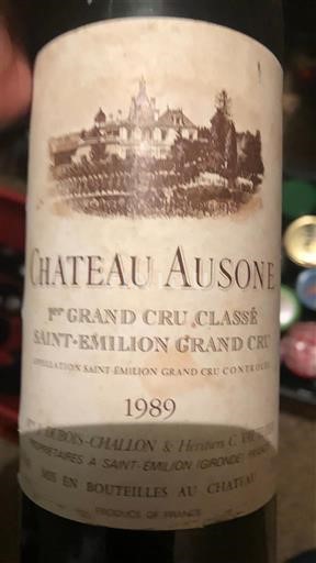 Burdeos Saint-Émilion Gran Cru Château Ausone 1989