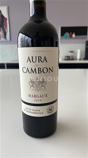 Bordeaux Margaux Aura de Cambon 2019