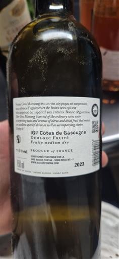 Sud-Ovest Côtes de Gascogne Domaine Uby Uby Moncéou 2023