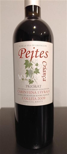 Katalonia Priorat Pejtes Criança 2009