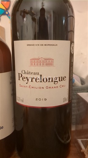 Bordeaux Saint-Émilion Grand Cru Grand Cru Château Peyrelongue 2019