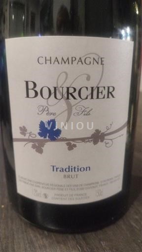 Champaña Champán Bourcier Père & Fils Tradition Sin añada