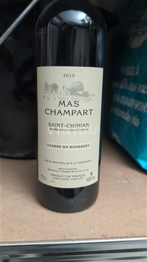 Languedoc Saint-Chinian Mas Champart Causse du Bousquet 2019