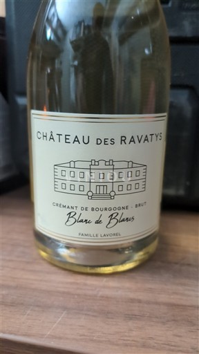 Burgundy Crémant de Bourgogne Château Des Ravatys Blanc de Blancs Non-Vintage