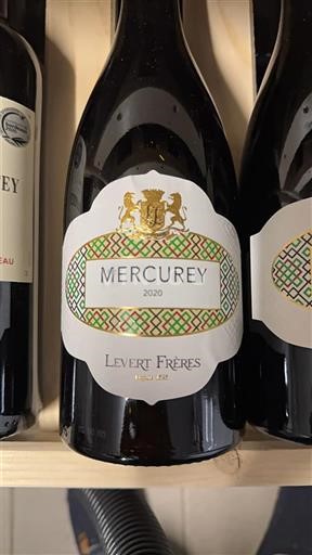 Burgundi Mercurey Levert Frères 2020