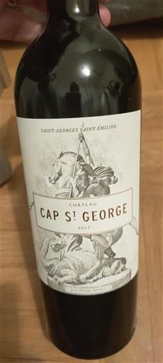 Burdeos Saint-Georges-Saint-Émilion Château Cap St George 2017