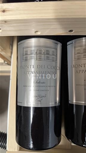 Apulie Susumaniello Salento Girolamo Monte dei Cocci Appassimento 2020