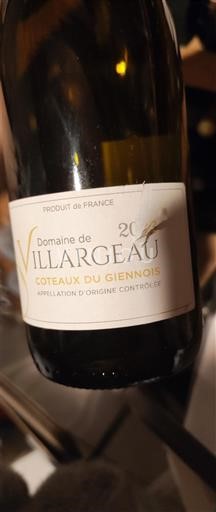 Loiretal Coteaux-du-giennois Domaine Villargeau 2021