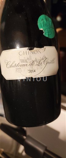 Loiredalen Chinon Château La Grille 2014