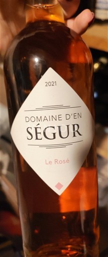 Tây Nam Côtes du Tarn Domaine En Ségur Le Rosé 2021