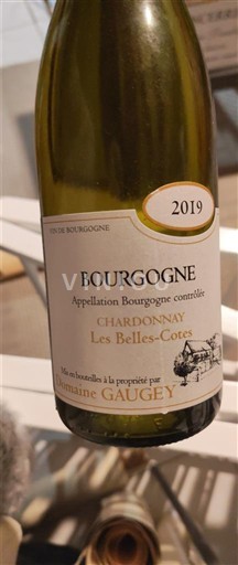 Burgundi Bourgogne Domaine Gaugey Les Belles-Cotes 2019