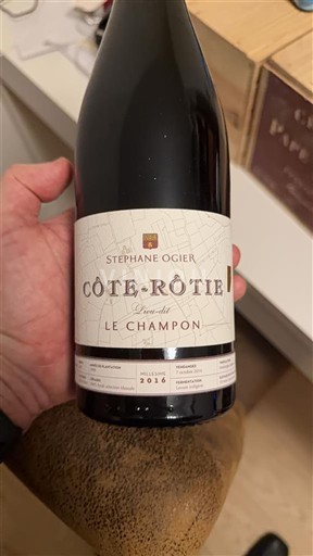 Rona dolina Côte-rôtie Stéphane Ogier Le Champon 2016