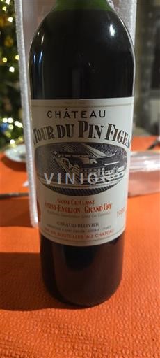 Bordeaux Saint-Émilion Grand Cru Château Tour du Pin Figeac 1989