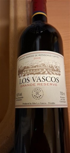 Thung lũng Rapel Thung lũng Colchagua Los Vascos Grande Réserve 2008