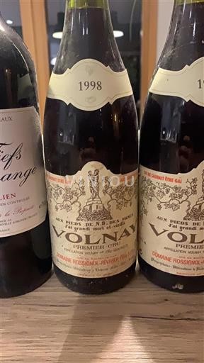 Borgoña Volnay Premier Cru Domaine Rossignol-Fevrier Aux Pierres de N.D. des Bois 1998
