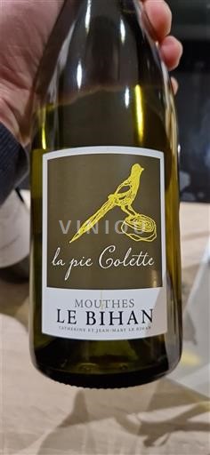 Wines Blanc sec La Pie Colette Mouthes Le Bihan 2021 France Southwest Côtes de Duras AOC