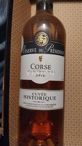 Corsica Réserve du Président Historique 2016