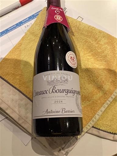 Burgundsko Burgundské vinice Antoine Barrier 2024