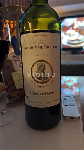 South West Côtes de Duras Le Bonhomme Richard John Paul Jones 2020