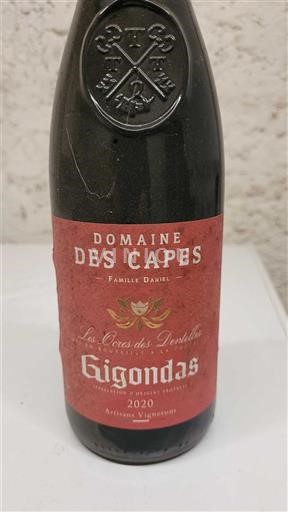 Rhône-dalen Gigondas Domaine S Capes Les Crès des Dentelles 2020