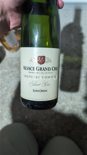 Alsace Grand Cru Louis Irion 2007