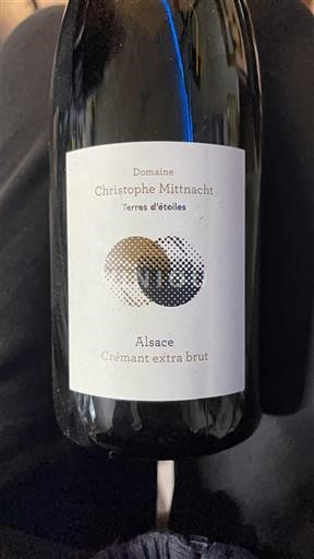 Alsace Alsace-kuohuviini Domaine Christophe Mittnacht Terres d'étoiles 2022