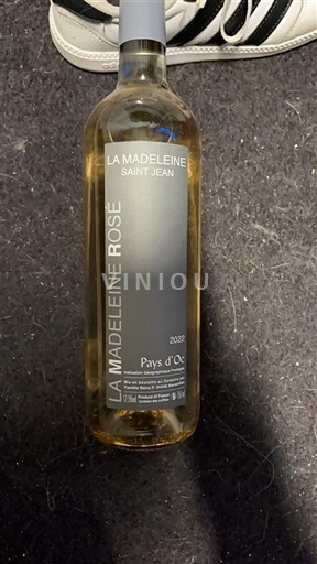 Languedoc-Roussillon Pays d'Oc La Madeleine Saint Jean La Madeleine Rosé 2022