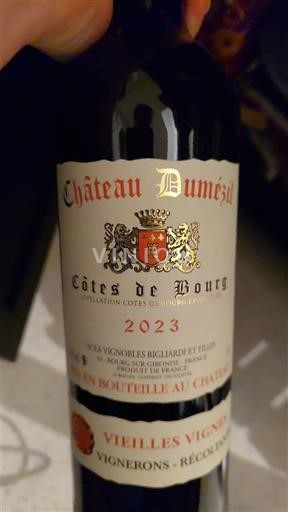 Burdeos Côtes-de-bourg Château Mezil Vieilles Vignes 2023