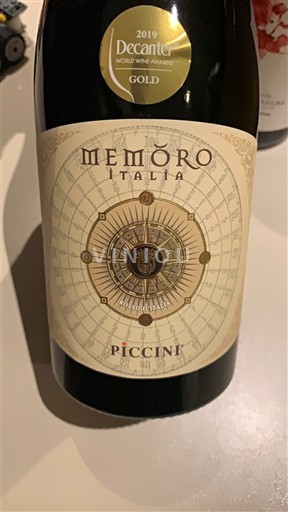 Tuscan Wines Unspecified Piccin Memoro 2019