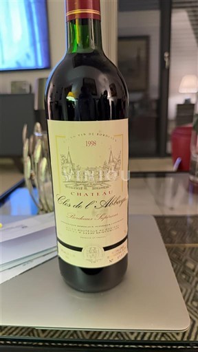 Bordeaux Sauternes Château Clos de l'Abbaye 1998