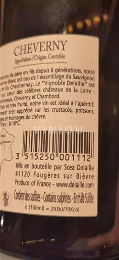 Loiren laakso Cheverny Domaine Laille 2024