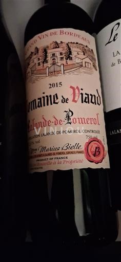 Bordeaux Lalande-de-pomerol Domaine Viaud 2015