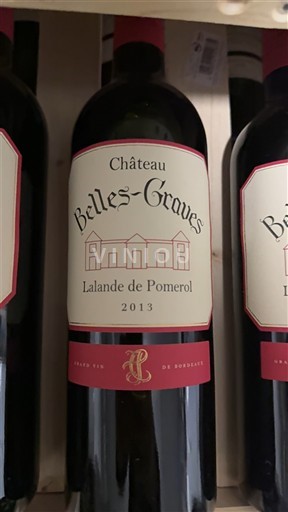 Bordeaux Lalande-de-Pomerol Château Belles-Graves 2013