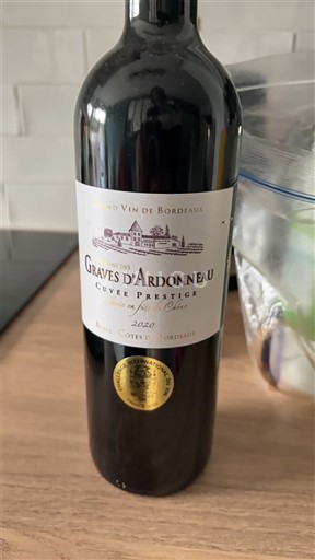 Bordoja Blaye-côtes-de-bordeaux Graves d'Ardonneau Prestige 2020