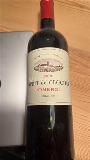 Bordeaux Pomerol Esprit de Clocher 2019
