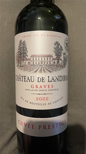 Burdeos Graves Château Landiras Prestige 2022