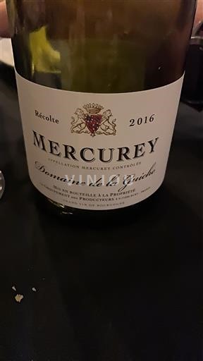 Burgundsko Mercurey Domaine La Guiche 2016