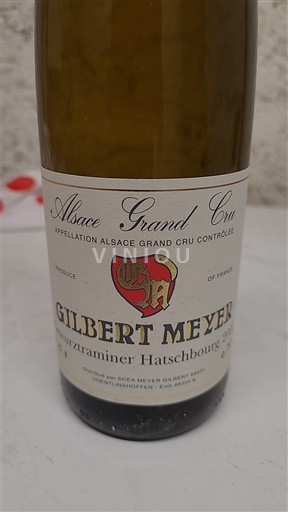 Alzacija Alsace Grand Cru Grand Cru Gilbert Meyer Gewurztraminer Hatschbourg 2022