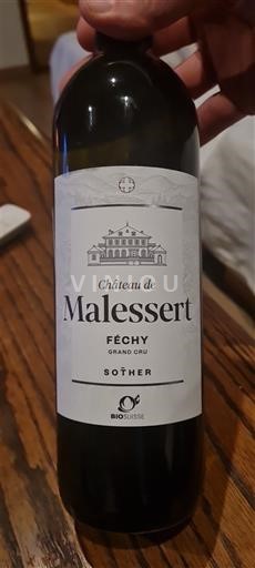 Vaud Không được chỉ định Grand Cru Château Malessert Sother 2024
