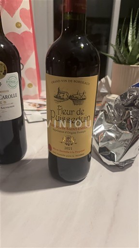 Bordeaux Puisseguin-saint-émilion Fleur de Puisseguin 2021