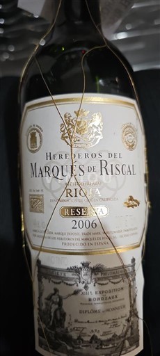 La Rioja Rioja Marqués de Riscal Reserva 2006