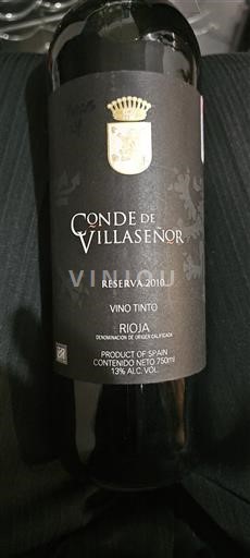 La Rioja Rioja Conde de Villaseñor Reserva 2010