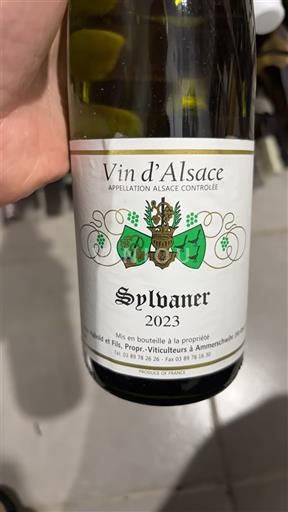 Víno Blanc sec Scheidecker et Fils 2023 Francie Alsasko Vin de France