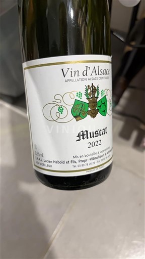 Víno Blanc moelleux Lucien Habold et Fils 2022 Francie Alsasko Vin de France