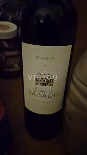 Bordeaux Maison Sabadie Réserve 2024