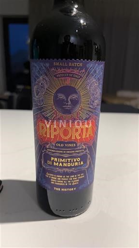 Pouilles Primitivo di Manduria Riporta Old Vines 2022