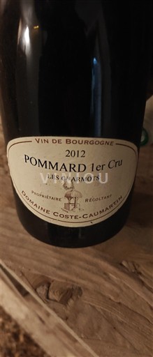 Burgundy Unspecified Premier Cru Domaine Coste-Caumartin Les Charmots 2012