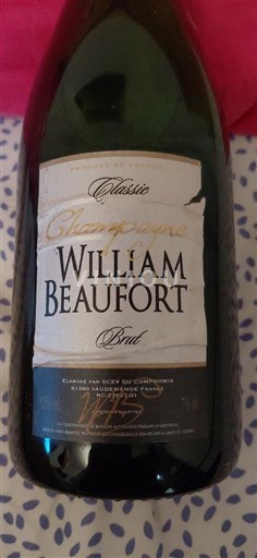 Champagne William Beaufort Classico Niet-geïntegreerd